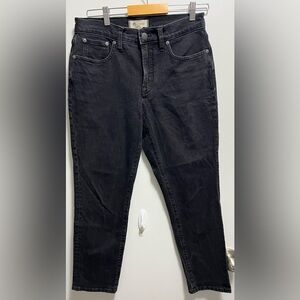 Madewell The Mid Rise Perfect Vintage Jean Black Women’s Size 27